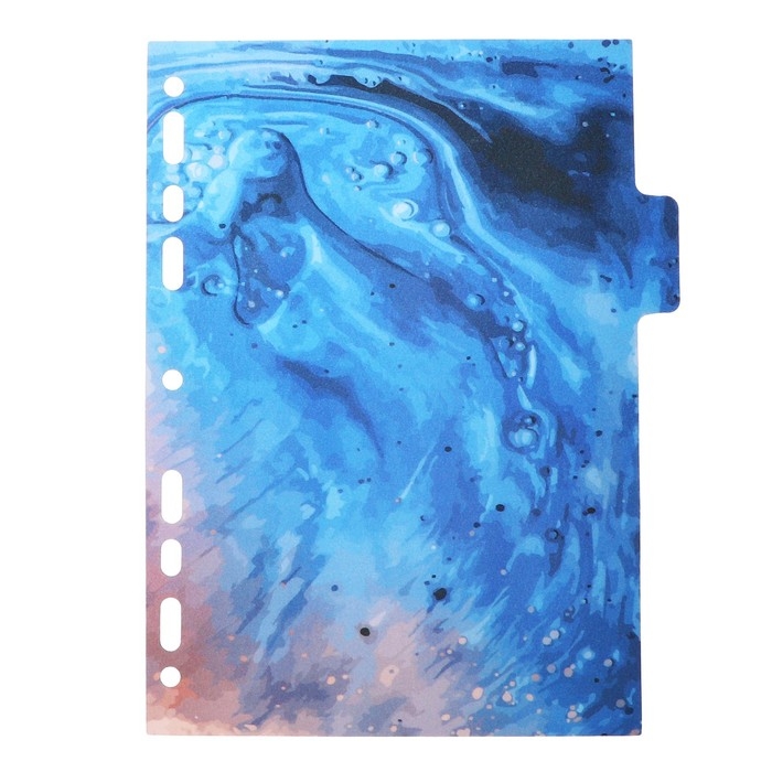 Разделитель листов A5 (175 x 210 мм) цветовой, 5 листов, Разделитель листов A5 (175 x 210 мм) цветовой, 5 листов, "deVENTE. Marandi. Sparkl" полипропилен 140 мкм, искрящаяся фактура, с рисунком, индивидуальная упаковка