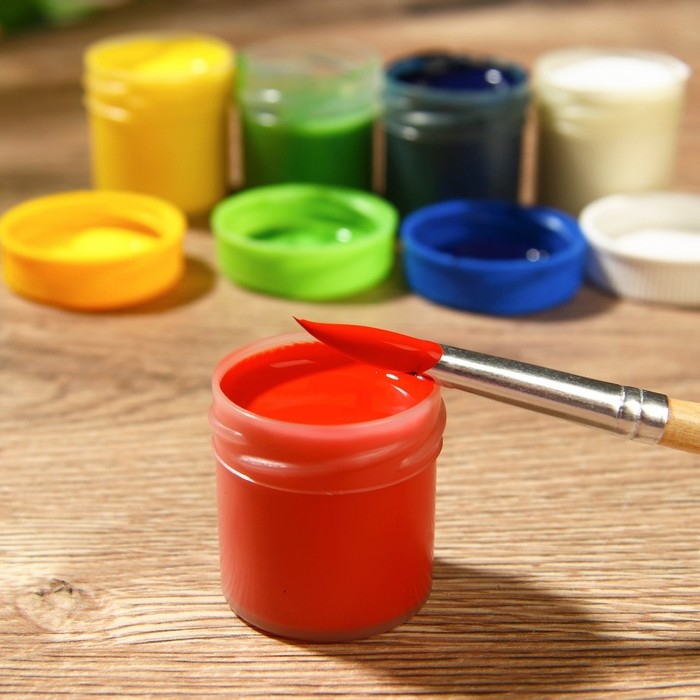 Набор художественной гуаши 6 цветов 17 мл ARTLAVKA Набор художественной гуаши 6 цветов 17 мл ARTLAVKA