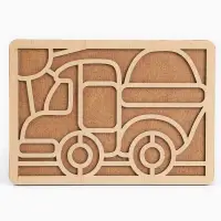 Картина пластилином &laquo;Машина&raquo;, 21&times;15 см, набор для творчества