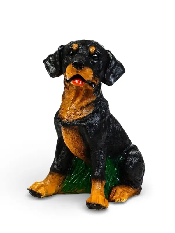 Садовая фигура из гипса &laquo;Ротвейлер&raquo;, 29.5&times;20.8&times;36 см
