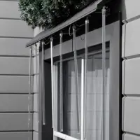 Гирлянда &laquo;Сосульки&raquo; 2.5&times;0.5 м, IP65, прозрачная нить, 288 LED, свечение синее с эффектом стекания, 12 В