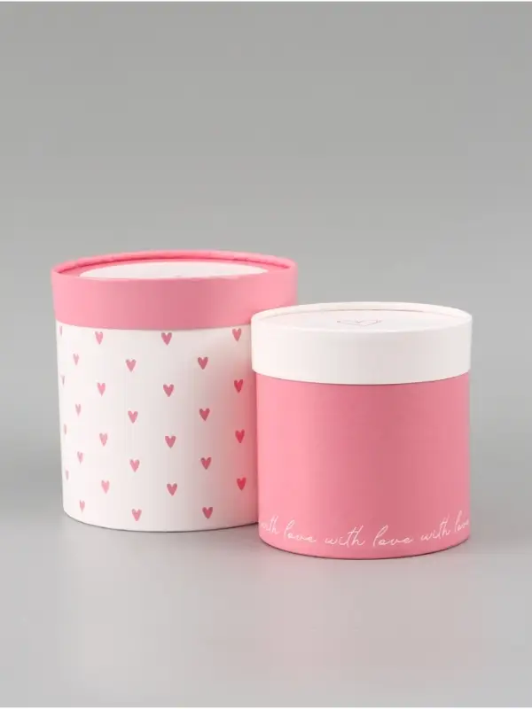 Набор шляпных коробок 2 в 1 &laquo;Сердце&raquo;, 12&times;12 см, 15&times;15 см