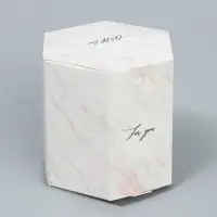 Коробка бонбоньерка, упаковка подарочная, &laquo;Мрамор&raquo;, 8&times;7.5&times;6 см