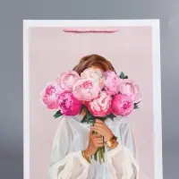 Пакет подарочный "Момент для себя" ламинированный 26 х 12 х 32 см