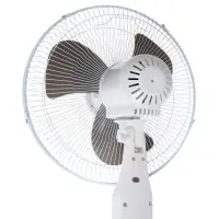 Вентилятор напольный Sakura SA-16G, осевой, 40 Вт, 40 см, 3 режима, таймер, с пультом, бело-серый