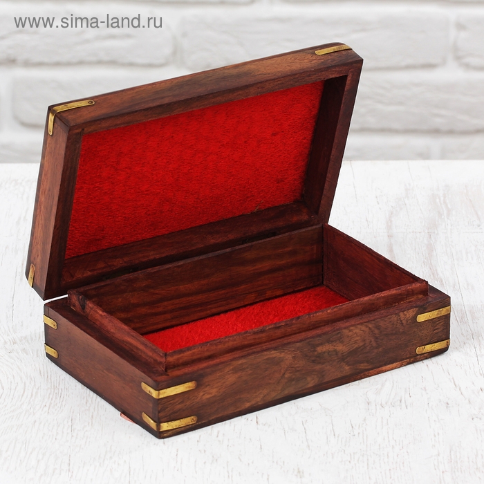 Шкатулка дерево  Шкатулка дерево "Резной овал" 13х20х6 см