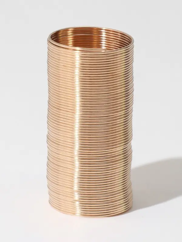 Проволока с памятью, d=2 см, толщина 0.6 мм, для кольца, цвет золото, 10 г