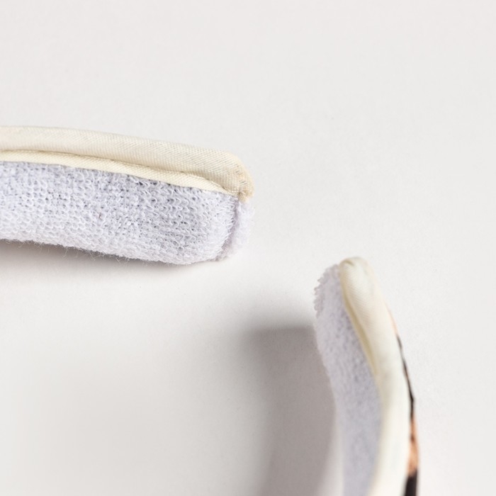 Козырёк женский MINAKU "Leopard" цвет молочный, р-р  56-58