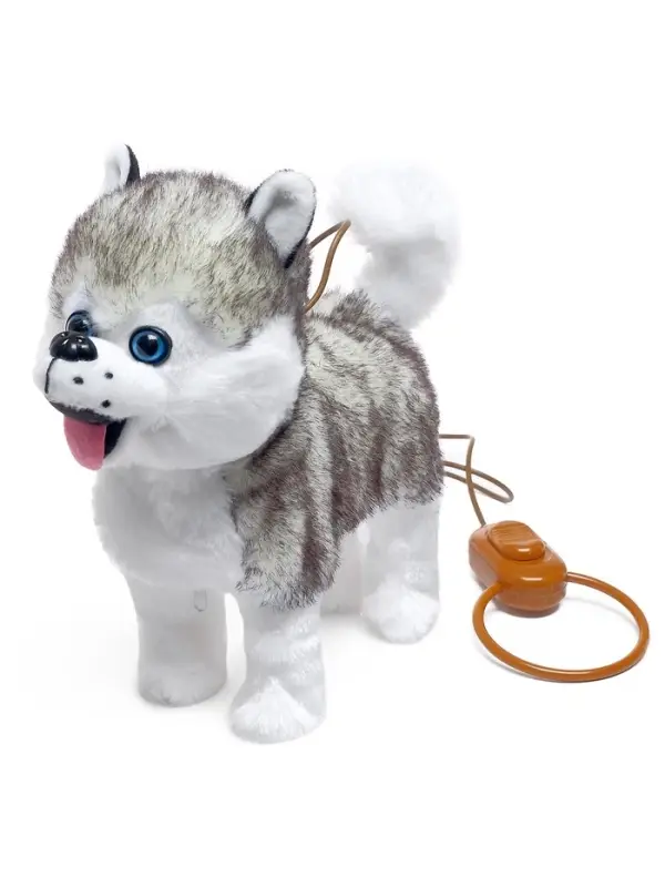 Интерактивная собака &laquo;Мой хаски&raquo; ходит, лает, поёт песенку, виляет хвостиком