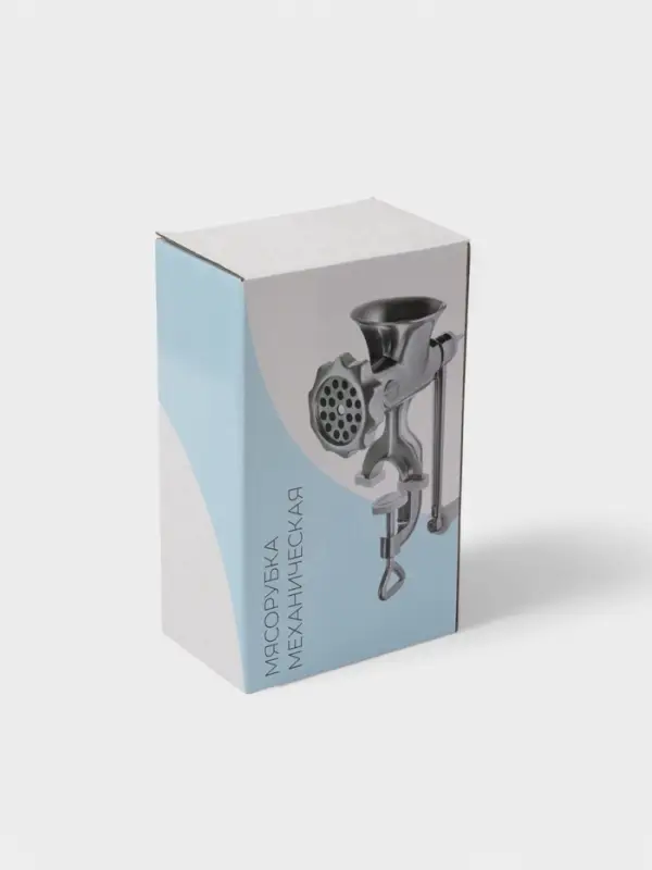 Мясорубка ручная &laquo;Советская&raquo;, алюминий, 22.5&times;13.5 см, серебристая