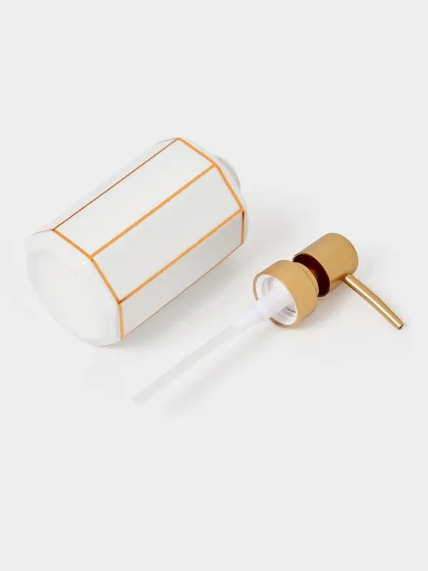 Набор для ванной Набор для ванной "Равновесие", 2 предмета (дозатор для мыла, стакан), цвет белый