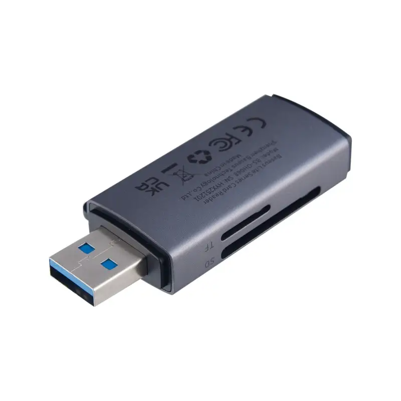 Картридер Lite Series adapter SD/TF на USB Baseus gray WKQX060013
