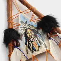 Панно "Вождь" 30х3х60 см