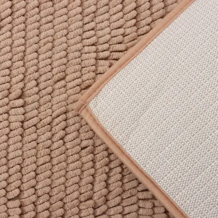 Коврик для дома Доляна &laquo;Букли длинные&raquo;, 50&times;80 см, бежевый, длина букли 2 см