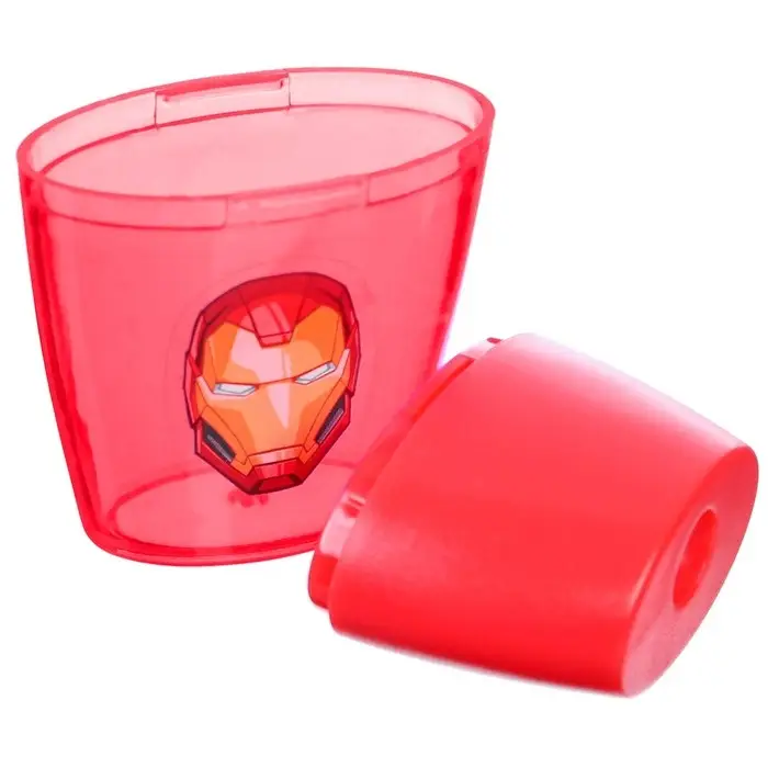 Точилка пластиковая, красная, «Мстители»