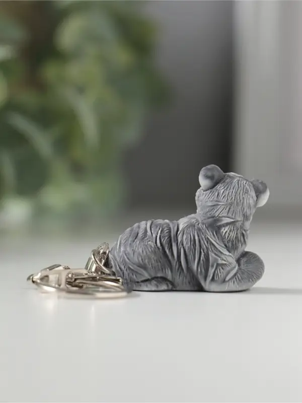 Брелок "Тигр лежит маленький" 3см