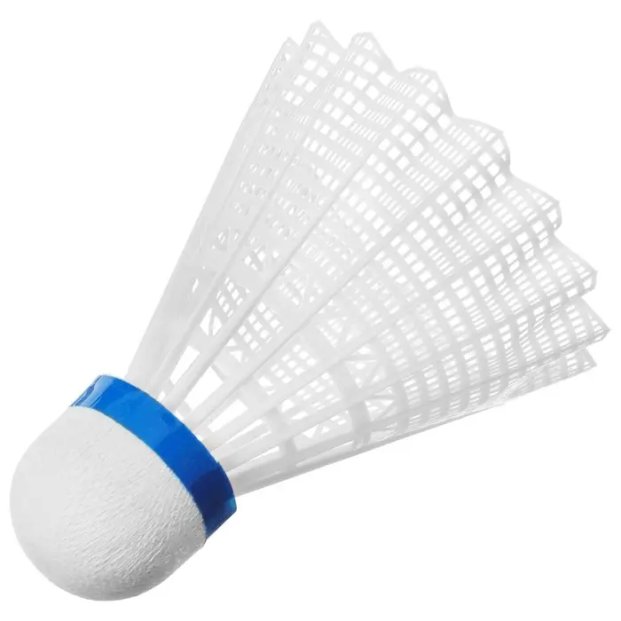 Набор воланов для бадминтона BOSHIKA PRO-200N, 6 шт., нейлон, в тубе, белый