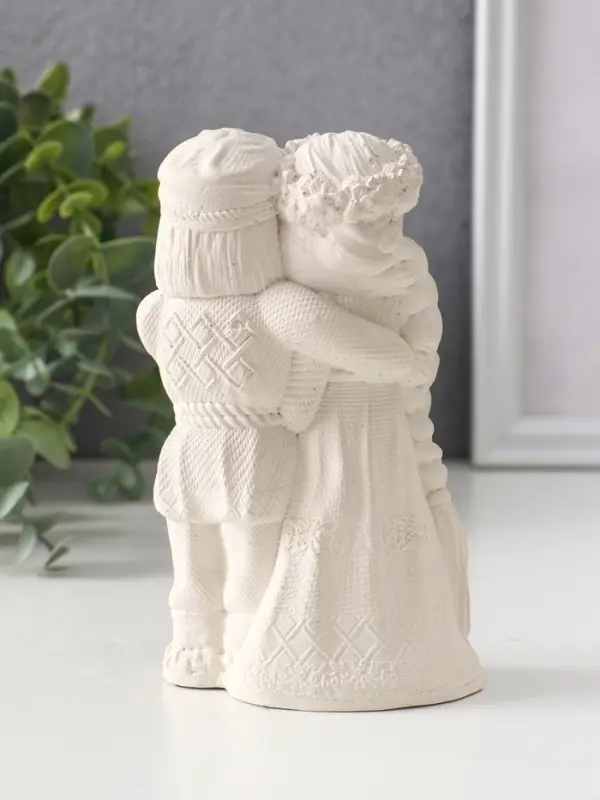 Фигура «Оберег неразлучники», 14×8×5.5 см, натуральный