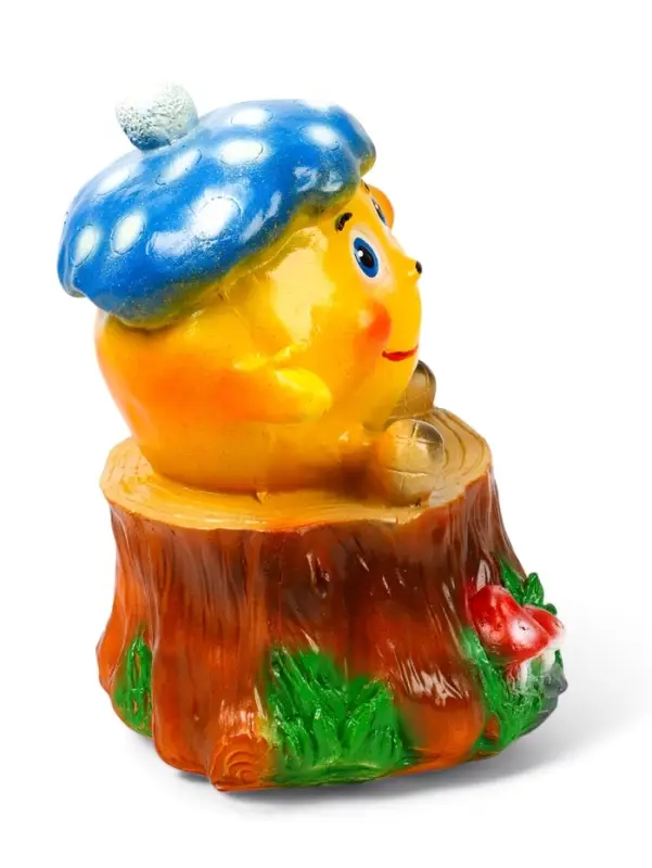 Садовая фигура из гипса &laquo;Кругляш в кепке&raquo;, 46&times;35&times;35 см