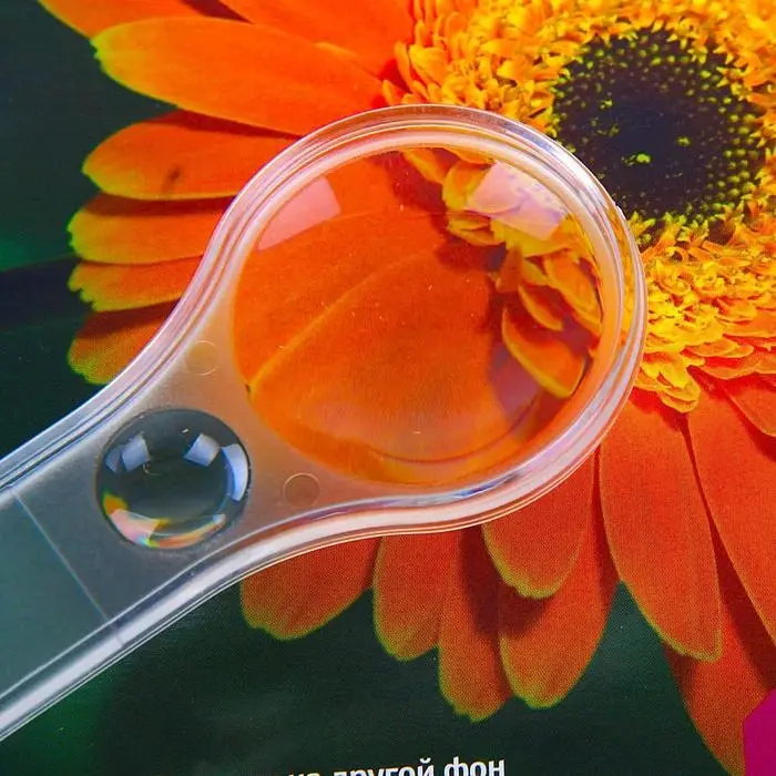 Лупа с прозрачным корпусом 5х, 10х, d=18 мм d=45 мм Лупа с прозрачным корпусом 5х, 10х, d=18 мм d=45 мм