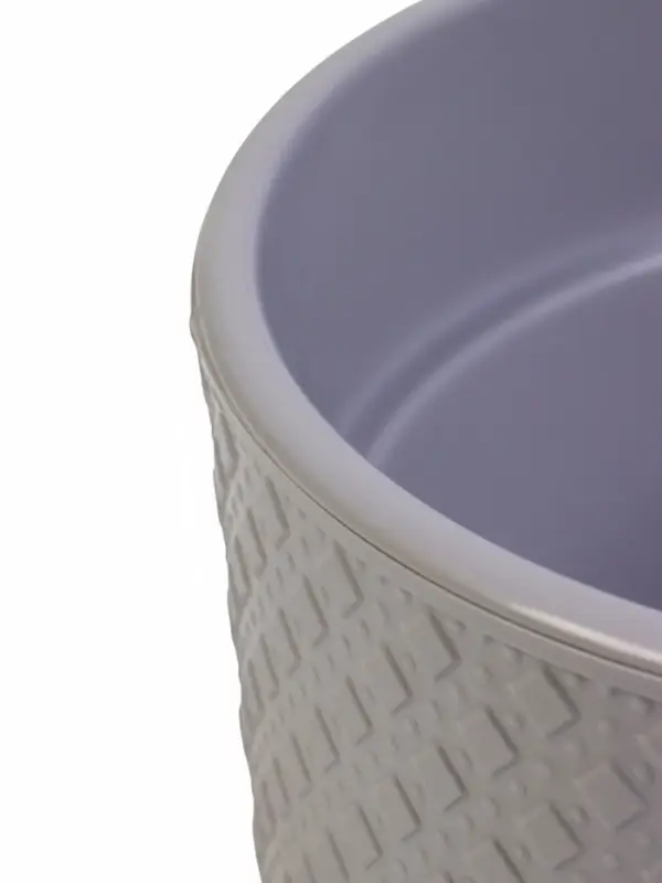 Горшок  Горшок "Клевер" 4,5 л, D-20 см, h-18 см, цвет серый шёлк