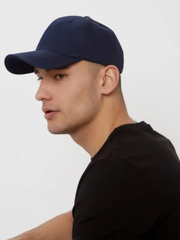 Кепка мужская однотонная MINAKU, размер 58, тёмно-синяя Кепка мужская однотонная MINAKU, размер 58, тёмно-синяя