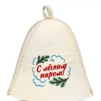 Набор для бани "С лёгким паром", белый Набор для бани "С лёгким паром", белый