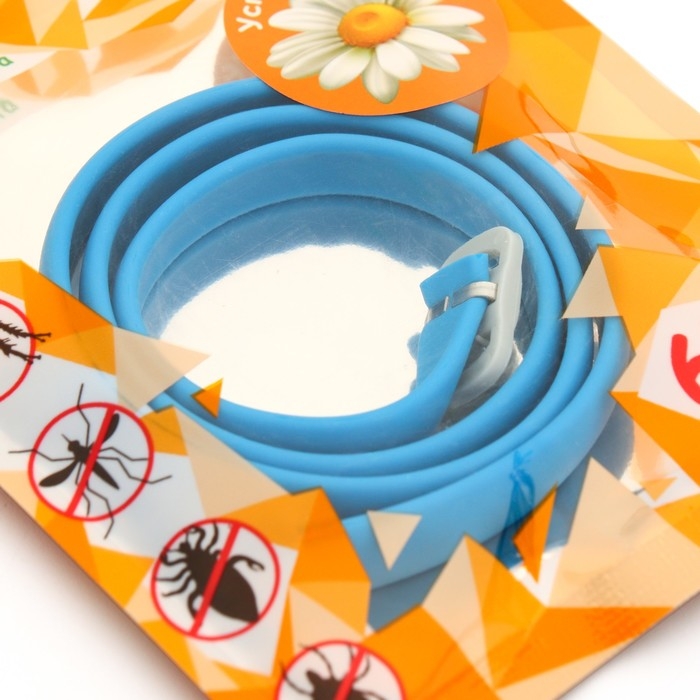 Биоошейник Биоошейник "ПИЖОН" для собак, успокаивающий, голубой, 65 см