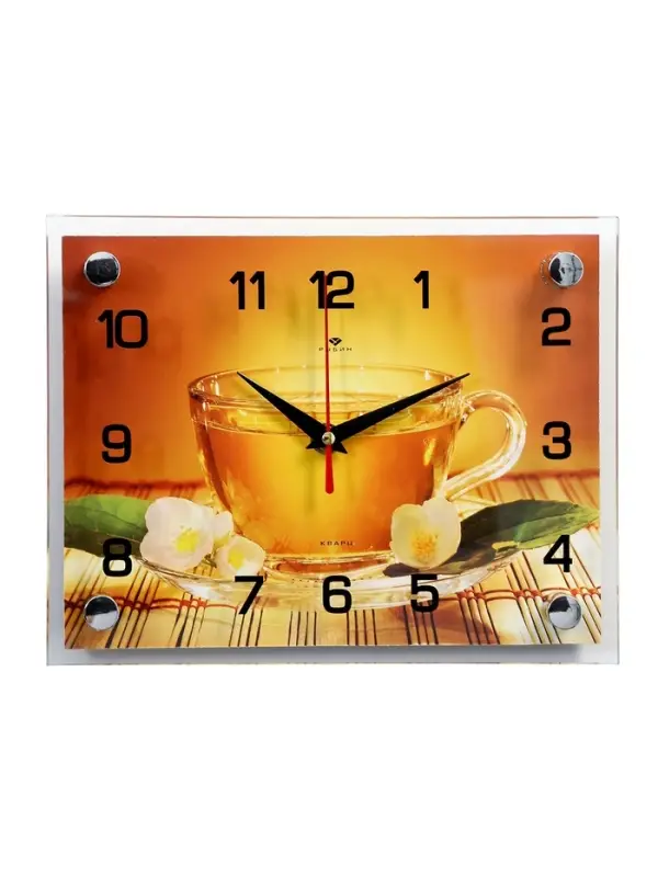 Часы настенные: Кухня, &laquo;Чай&raquo;, бесшумные, 20&times;26 см