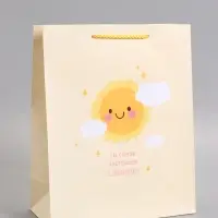 Пакет подарочный "Настоящее солнышко" ламинированный 26 х 12 х 32 см