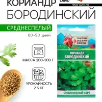 Семена Кориандр "Бородинский", 5 г