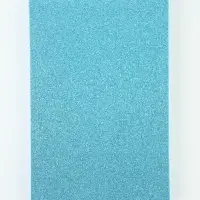 Фоамиран глиттерный Magic 4 Hobby 2 мм арт, цв.светло-голубой, 20х30 см