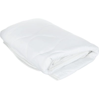 Одеяло Luscan 140х205 стег, кант, 300-350гр/м2 (холлофайбер/микрофибра),бел