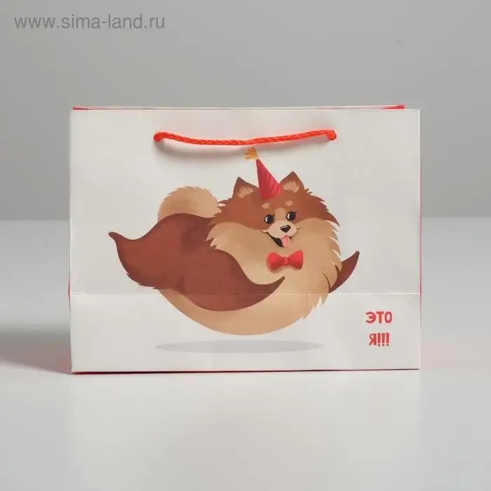 Пакет подарочный, упаковка, «Лучший подарочек», 14,5 х 19,5 х 8,5 см