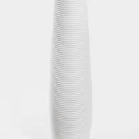 Ваза напольная &laquo;Логанс&raquo;, 58&times;11 см, пластик, белая