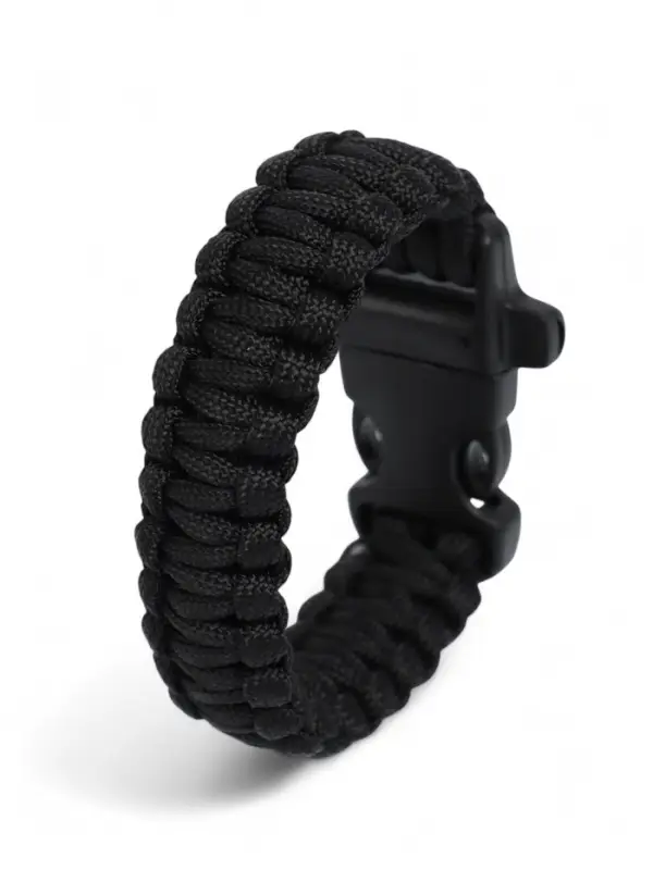 Браслет из паракорда, со свистком, МИКС