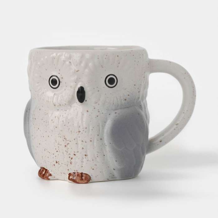 Кружка керамическая «Сова Гарри», 400 мл, рисунок МИКС Кружка керамическая «Сова Гарри», 400 мл, рисунок МИКС