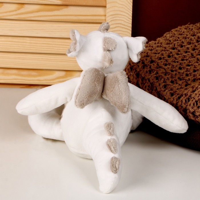 Мягкая игрушка «Дракоша со звёздами», 18 см, цвет белый Мягкая игрушка «Дракоша со звёздами», 18 см, цвет белый