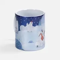 Кружка &laquo;Праздничный полюс&raquo;, серебристая