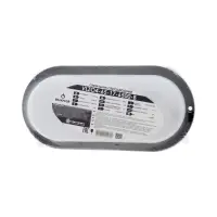 Светильник светодиодный Включай герметичный, 17 Вт, 1445 Лм, IP65, 6500К, овал, черный