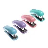 Степлер ErichKrause Compact Pastel, Mini №10, 15 листов, МИКС