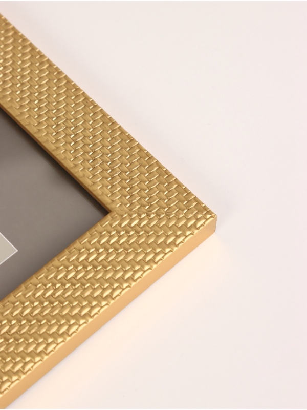 Фоторамка пластик "Lucy" 10х15 см, золото