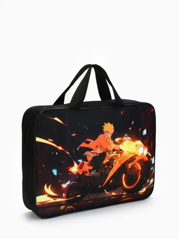 Папка для труда, А4, текстильная, 35&times;27&times;7 см &laquo;Аниме мото&raquo;