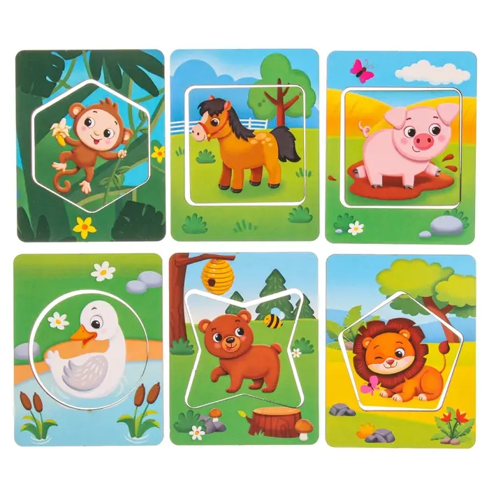 Досочки Сегена Лесная мастерская &laquo;Кто где живёт&raquo;