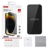 Защитное стекло iPh 16 Pro (6.3) ANMAC 3D Privacy с сеточкой Арт.1137494