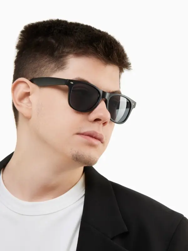 Очки солнцезащитные &laquo;OneSun. Wayfarer&raquo;, uv 380, чёрные