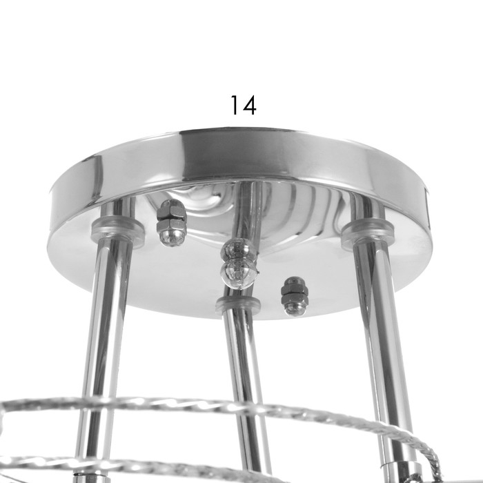 Люстра Люстра "Баффи" 3х40Вт Е27 Хром МОДЕЛЬ: 2751100