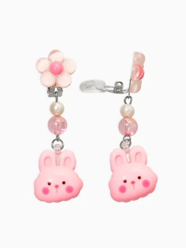 Комплект детский «Выбражулька» 3 предмета, клипсы, бусы, ободок, крлики, цветной Комплект детский «Выбражулька» 3 предмета, клипсы, бусы, ободок, крлики, цветной