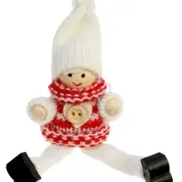 Елочная игрушка &laquo;Зимние куколки&raquo;, МИКС