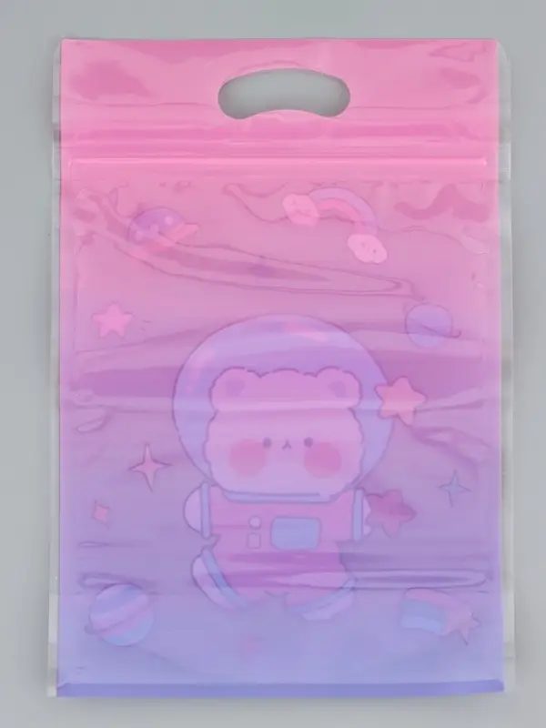 Пакет подарочный, с zip-lock застежкой, &laquo;Космическая история&raquo;, 15&times;23&plusmn;1 см МИКС